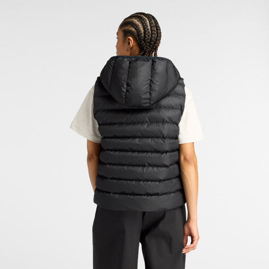 New Balance Γυναικείο αμάνικο μπουφάν Hooded Puffer Vest